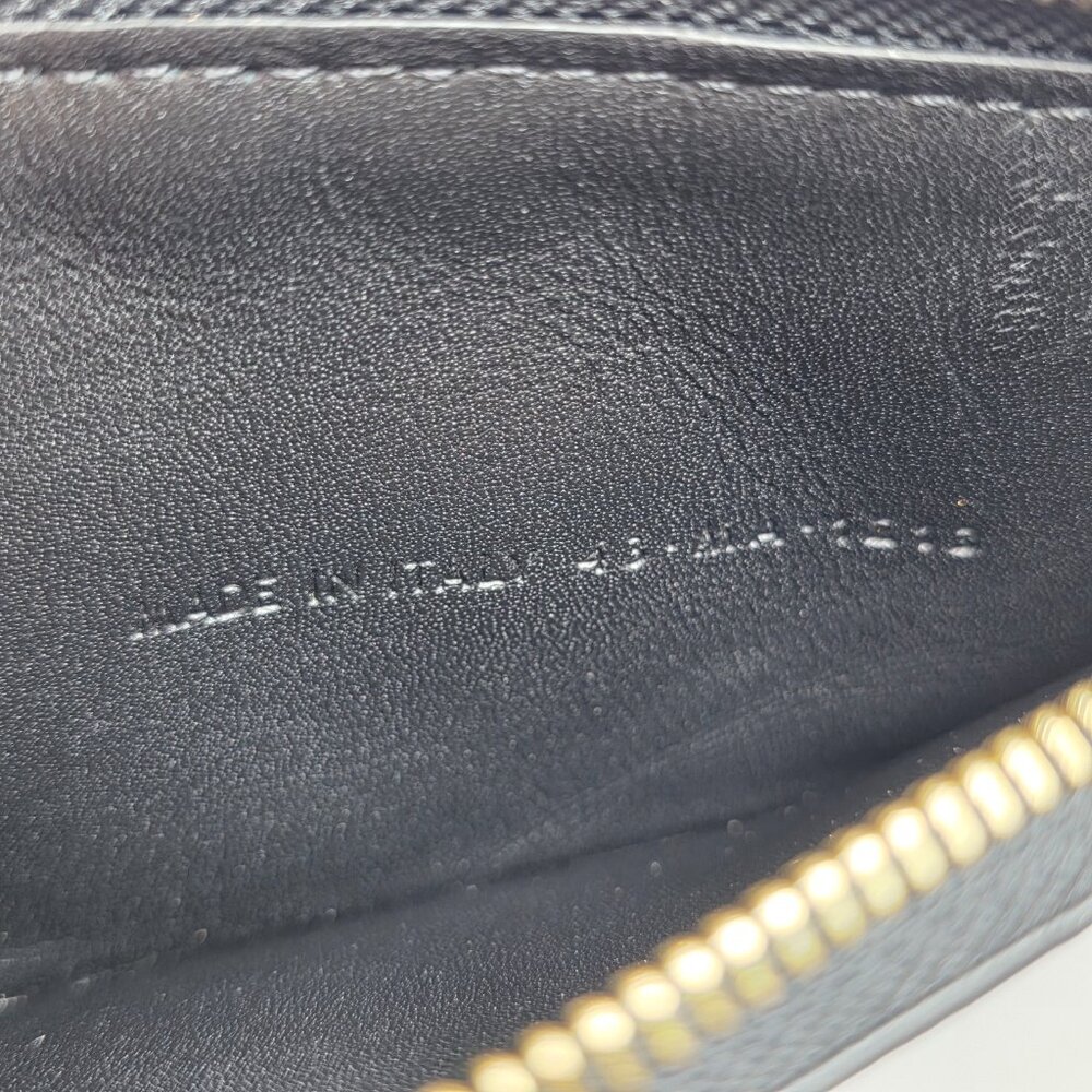 Dior Caro Cosmos Zipped Card Holder In Black Supple Cannage Calfskin - New - Picture 9 of 11